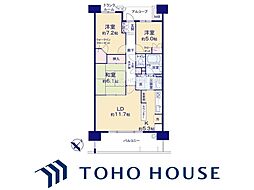 千葉マリンコート 3LDKの間取図画像