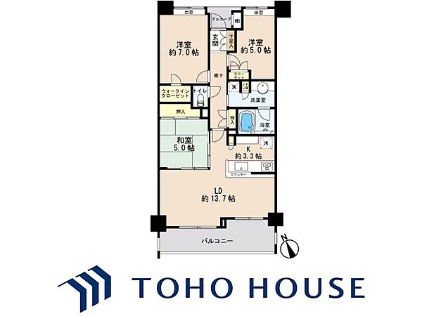 間取りを拡大表示