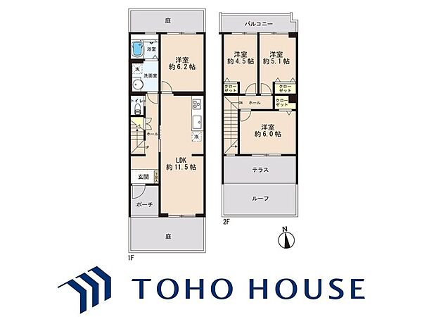 間取りを拡大表示