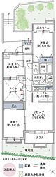 パレ・ロワイヤル盛岡C棟 3LDKの間取図画像
