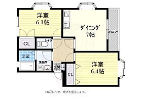 東京都小金井市東町４丁目（賃貸アパート2DK・1階・46.25㎡） その2