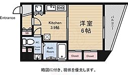 藤和シティスクエア三鷹駅前 3階1Kの間取り