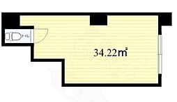 Sunnyside・H ワンルームの間取図画像