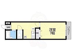 カーサベルデ 1Kの間取図画像