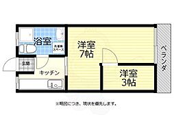小川コーポ 2階/203