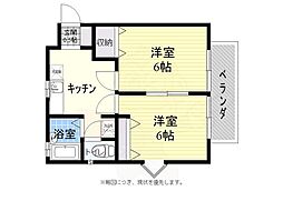 JR中央線 三鷹駅 バス10分 市境下車 徒歩3分 2階/-