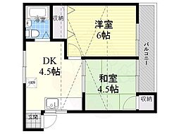 ハイツムサシノ 7号棟 2階/202