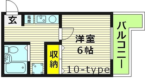 サンライン成育 ｜大阪府大阪市城東区成育２丁目(賃貸マンション1K・4階・18.57㎡)の写真 その2