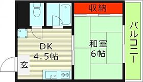 大阪府大阪市旭区清水５丁目（賃貸マンション1DK・2階・22.88㎡） その2