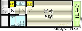 大阪府大阪市都島区片町２丁目（賃貸マンション1R・4階・23.10㎡） その2