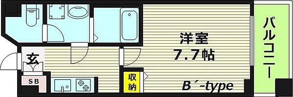 エスティメゾン京橋 208｜大阪府大阪市都島区東野田町２丁目(賃貸マンション1K・2階・25.12㎡)の写真 その2