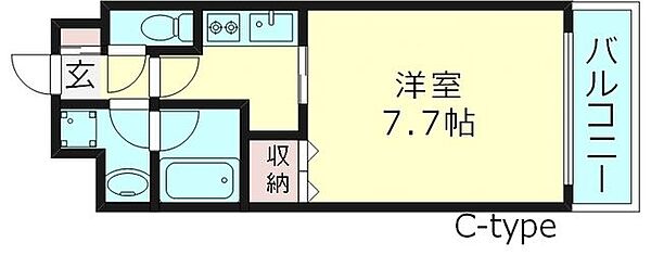 プレジオ都島 ｜大阪府大阪市都島区都島本通３丁目(賃貸マンション1K・10階・24.92㎡)の写真 その2