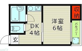 大阪府大阪市東成区中本３丁目（賃貸マンション1DK・4階・25.00㎡） その2