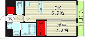 大阪府大阪市淀川区十三本町２丁目4-14（賃貸マンション1DK・6階・25.44㎡） その2