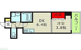 大阪府大阪市城東区永田１丁目（賃貸マンション1DK・6階・26.88㎡） その2