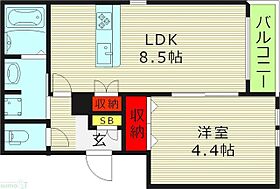 大阪府大阪市城東区野江３丁目（賃貸マンション1LDK・3階・36.48㎡） その2