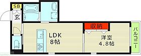 大阪府大阪市城東区野江３丁目（賃貸マンション1LDK・3階・34.76㎡） その2