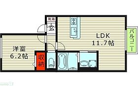 大阪府大阪市鶴見区今津中１丁目（賃貸アパート1LDK・1階・41.22㎡） その2