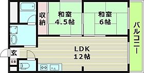 大阪府大阪市旭区今市１丁目（賃貸マンション2LDK・2階・48.84㎡） その2