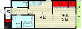 大阪府大阪市生野区中川西１丁目（賃貸アパート1DK・6階・31.71㎡） その2