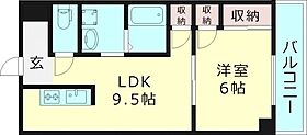 大阪府大阪市都島区中野町２丁目（賃貸マンション1LDK・5階・34.10㎡） その2