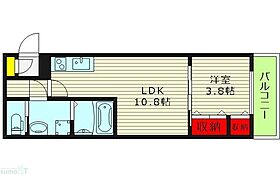 大阪府大阪市城東区中浜１丁目（賃貸アパート1LDK・2階・34.45㎡） その2