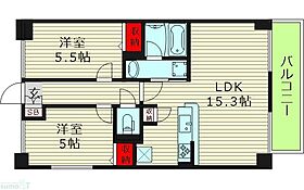 大阪府大阪市東成区東今里３丁目（賃貸マンション2LDK・7階・55.26㎡） その1