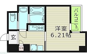 大阪府大阪市東成区中道２丁目（賃貸マンション1K・6階・21.40㎡） その2