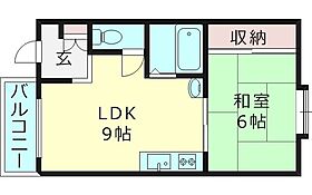 大阪府大阪市旭区清水４丁目（賃貸マンション1LDK・5階・30.96㎡） その2