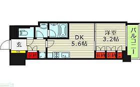 大阪府大阪市都島区都島北通１丁目（賃貸マンション1DK・4階・27.12㎡） その2