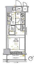 RELUXIA GRANDE横濱吉野町（リルシアグランデ） 10階1Kの間取り