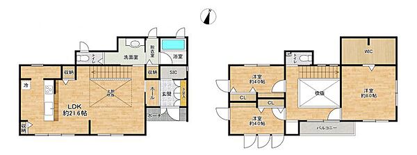 間取りを拡大表示
