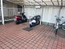 駐車場：バイク置き場