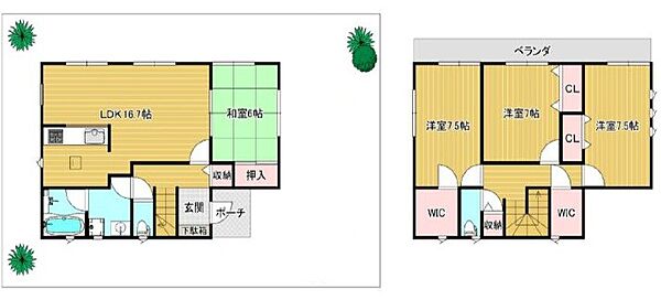 間取りを拡大表示