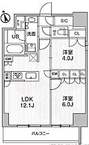 東京都台東区浅草３丁目（賃貸マンション2LDK・9階・51.66㎡） その2