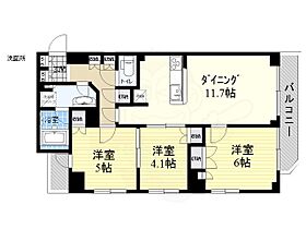 パークハウス向島言問  ｜ 東京都墨田区向島５丁目（賃貸マンション3LDK・2階・67.00㎡） その2