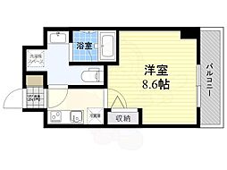 メイクスデザイン東向島 1Kの間取図画像