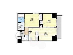 S-RESIDENCE押上Clair 2LDKの間取図画像
