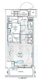 ブライズフォルム墨田 1Kの間取図画像