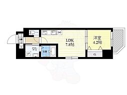 LIVCITY向島弐番館 1LDKの間取図画像