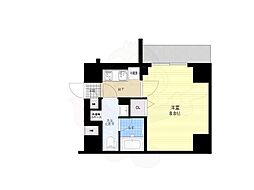 アイルプレミアム向島イースト 1Kの間取図画像