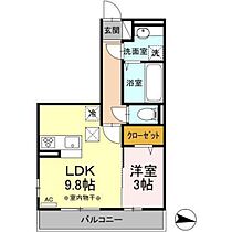 サントリーニ 106 ｜ 群馬県高崎市宮元町（賃貸アパート1LDK・1階・35.36㎡） その2