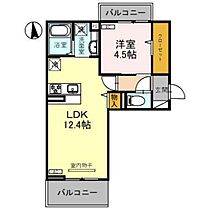 オットアルベリ 203 ｜ 群馬県高崎市緑町3丁目（賃貸アパート1LDK・2階・41.25㎡） その2