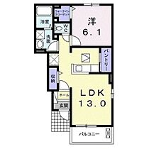 コンフォールベル・ウッドII 104 ｜ 群馬県高崎市金古町（賃貸アパート1LDK・1階・44.93㎡） その2