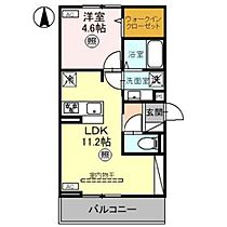 Ｄ－ＲＯＯＭ山田町 303 ｜ 群馬県高崎市山田町（賃貸アパート1LDK・3階・33.73㎡） その2