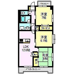 プログレスマンションＫＡＮＡＩ 3階