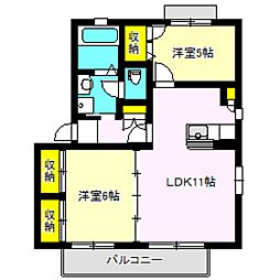 エストドミール A棟 1階