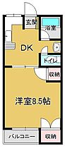 ハイツ25 207 ｜ 新潟県上越市子安1265（賃貸アパート1DK・1階・32.35㎡） その2