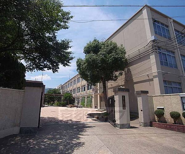 画像28:嵯峨中学校まで820m 広沢池の南西に位置する中学校。丸太町通りからすぐです。
