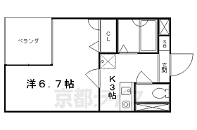 Ｓｈｉｎｅ太秦 203 ｜ 京都府京都市右京区太秦中筋町（賃貸マンション1K・2階・20.00㎡） その2